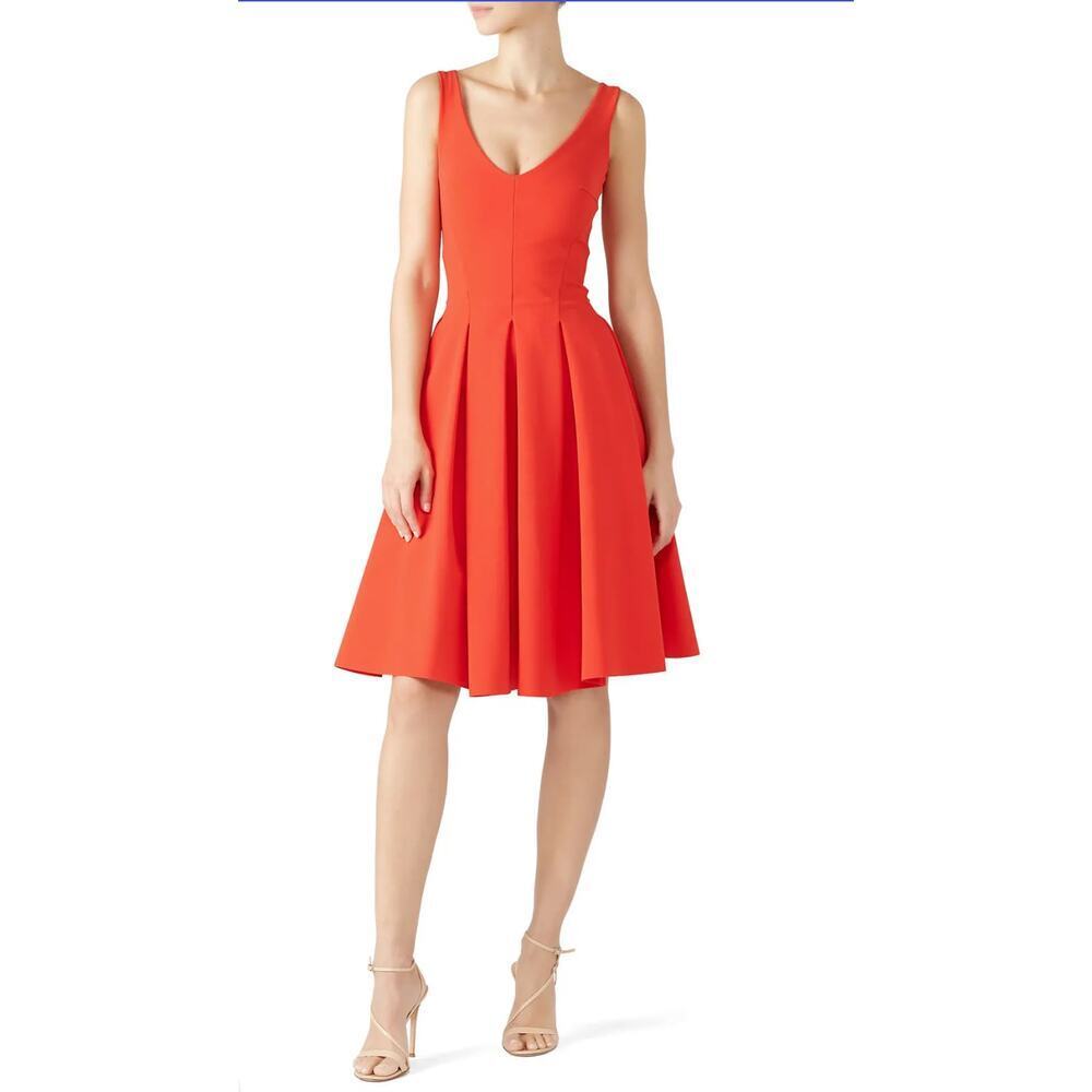 Chiara Boni La Petite Robe Orange Corie Dress